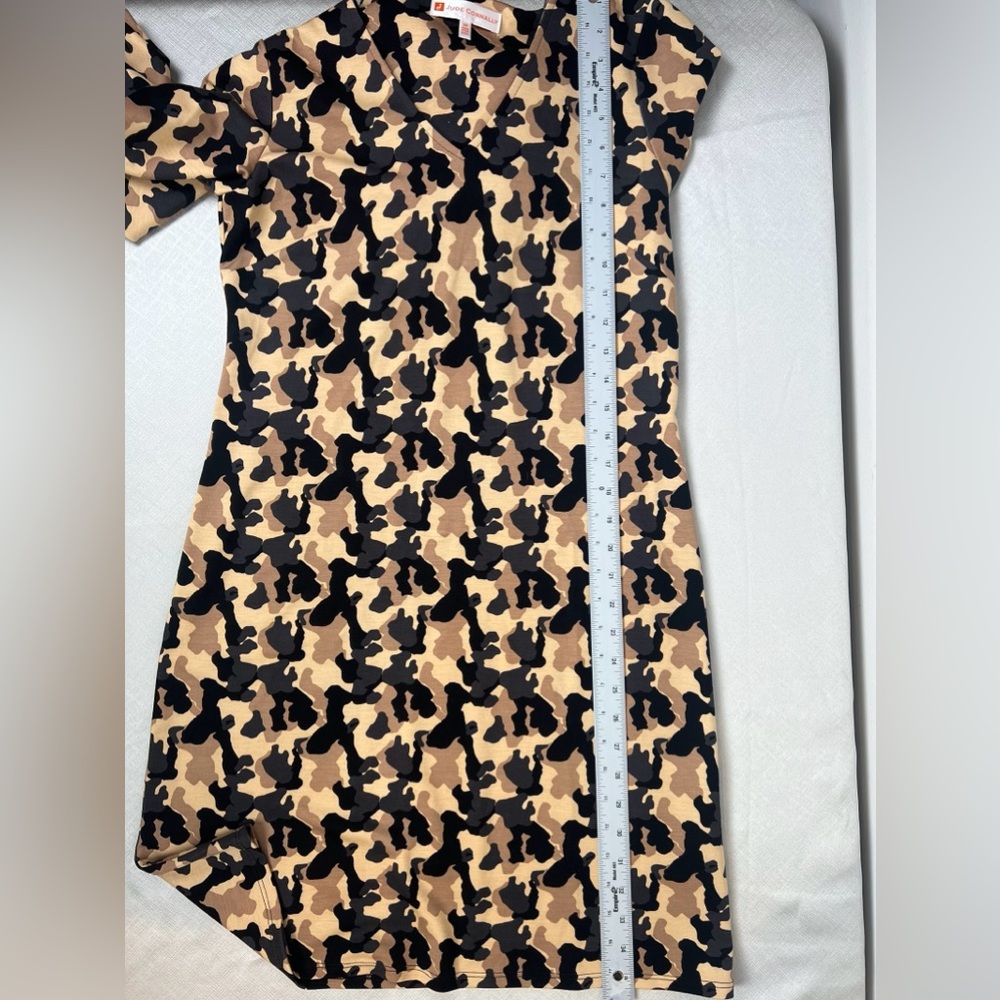 Jude Connally Small‎ Camo Black Lyla Dress Size XS - Picture 8 of 9